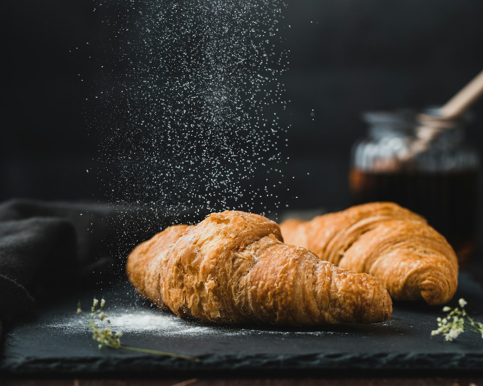 Croissants tout juste préparés